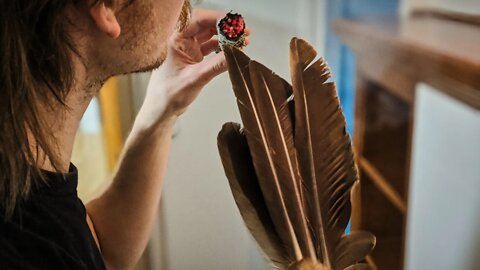 Smudging our house with Sage to rid it of negative energy. The Homestead #10