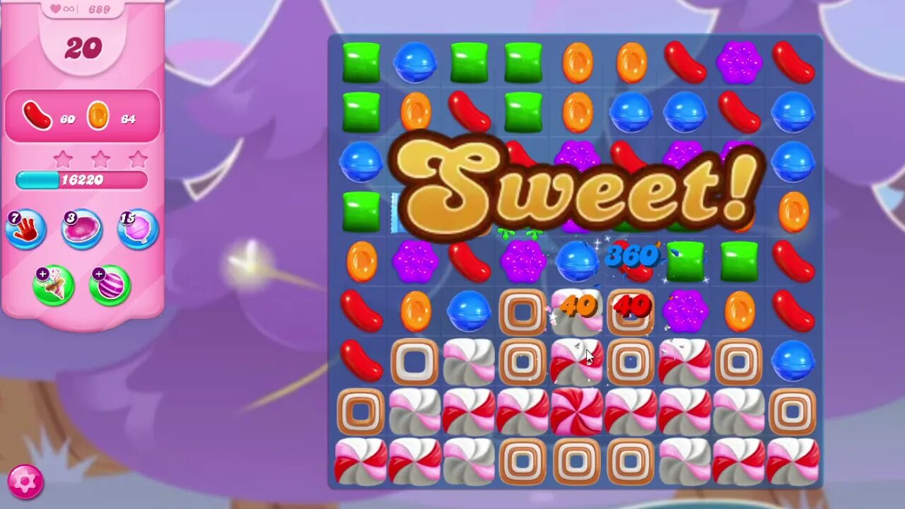 Candy Crush Saga Level 689