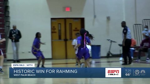 Cassandra Rahming wins historic game