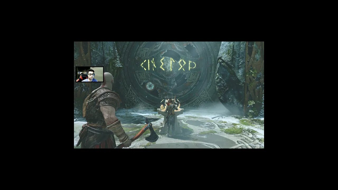 God of War - PRIMEIRO ENIGMA RUNA - Gameplay/Walkthrough Completo no CARD FINAL #godofwar #shorts
