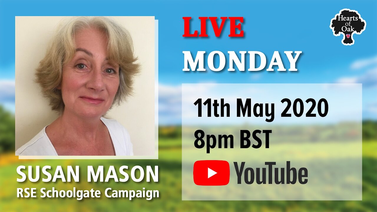 Hearts of Oak Livestream with Susan Mason, founder of SchoolGates Campaign 11.5.20