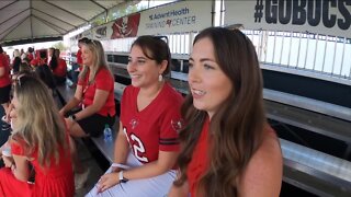 Buccaneers female fan club enjoys their day at training camp
