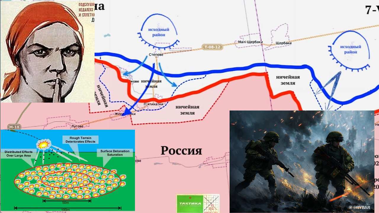 Ukraine War Frontline Report, Rybar Map and Footage for July 7th, 2023 Cluster Bombs Incoming