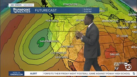 ABC 10News Pinpoint Weather with Weather Anchor Moses Small