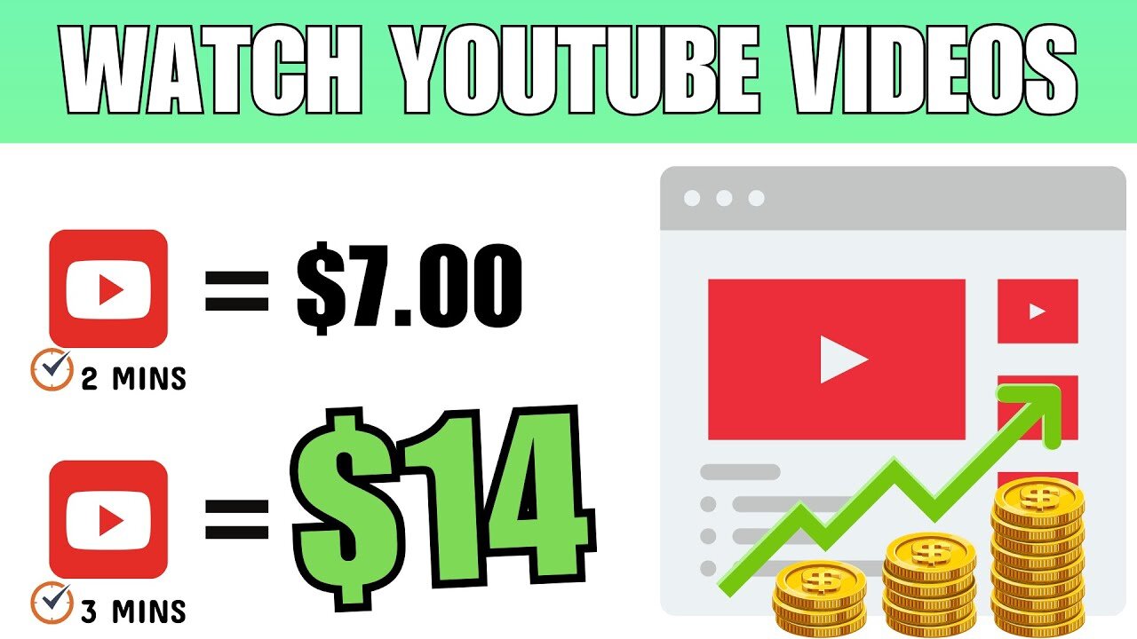 Earn $14.00 Every 3 Mins Watching YouTube Videos | Make Money Online 2024