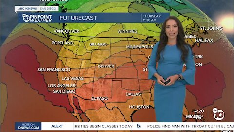 ABC 10News PinPoint Weather With Meteorologist Angelica Campos