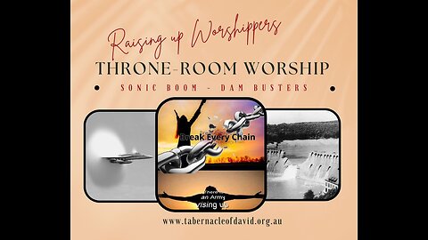 RAISING UP WORSHIPPERS: releasing sonic boom of Spirit