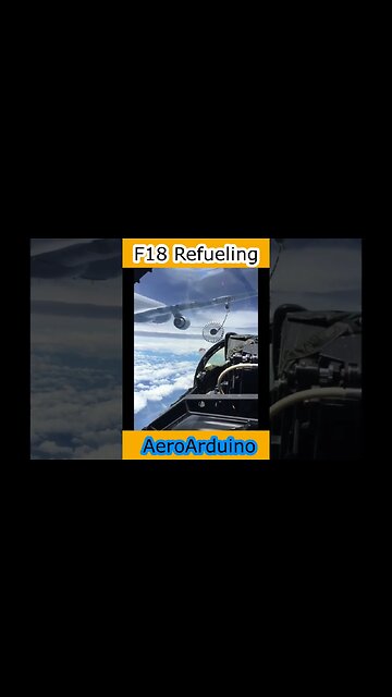 Watch Crazy F18 Air Refueling #Aviation #Flying #AeroArduino