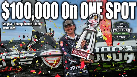 I WON $100,000 Fishing ONE SPOT! - Championship Round - 2022 MLF Stage 3 Smith Lake