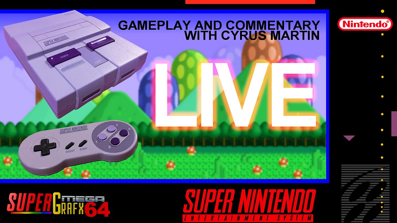 SUPER NES LIVE WITH CYRUS MARTIN