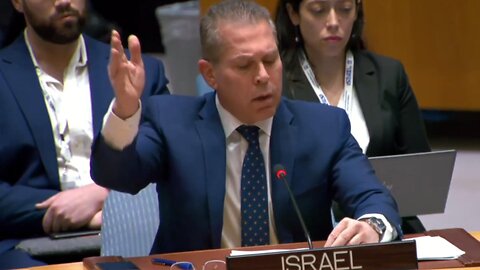 ‘This is an upside-down world’ – Israeli Representative to the UN