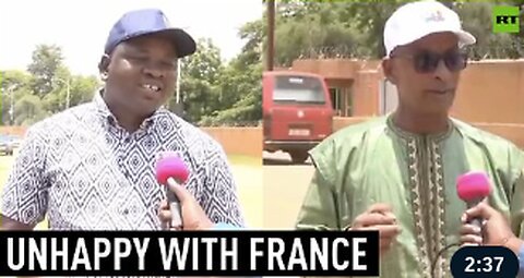 Locals in Niger slam France for looting Africa and losing fight against terrorism