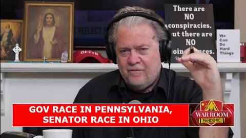 BANNONS WAR ROOM 4/23/22 - GOV RACE IN PENNSYLVANIA, SENATOR RACE IN OHIO