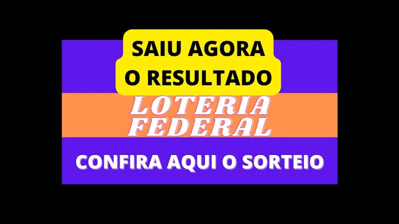 [LOTERIA FEDERAL] RESULTADO DO SORTEIO CONCURSO 5660 | 04/05/2022