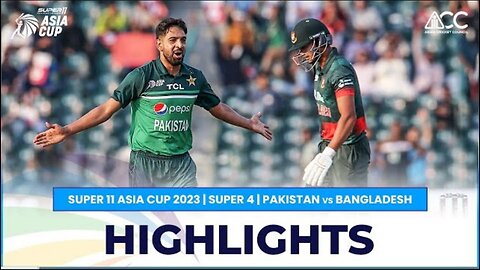 Super11 Asia Cup 2023 | Super 4 | Pakistan vs Bangladesh