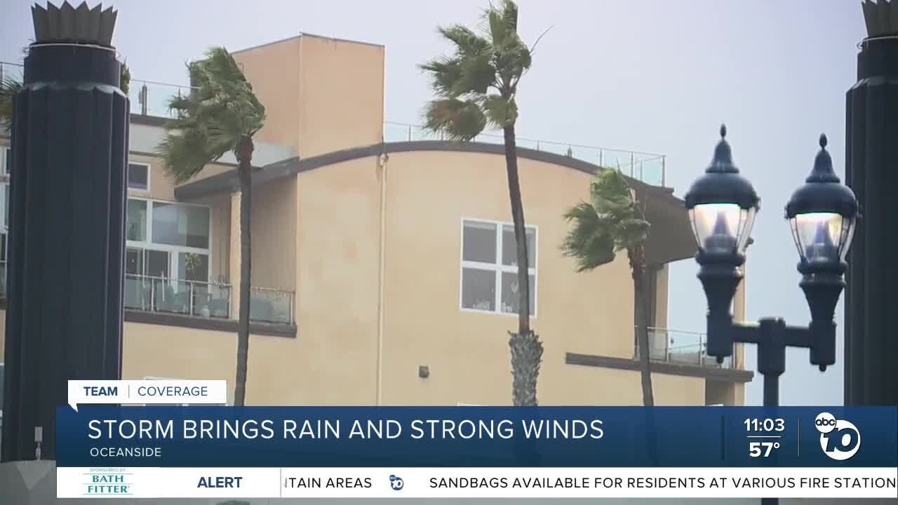 Businesses see slow down as storm moves into San Diego County
