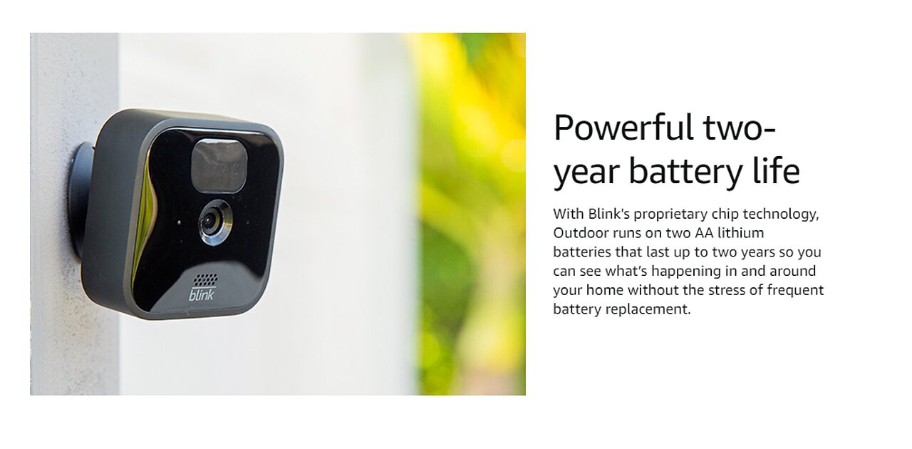 Blink Outdoor (3rd Gen) - wireless, weather-resistant HD security camera