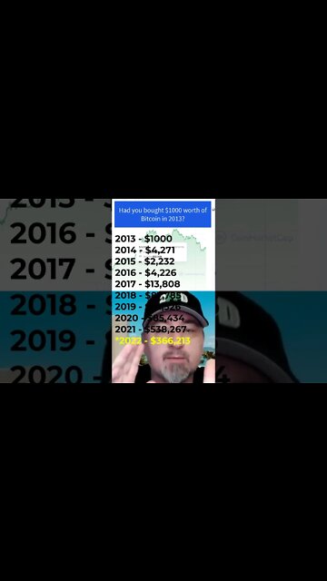 Had you bought $1000 of Bitcoin in 2013 😲 #btcnews