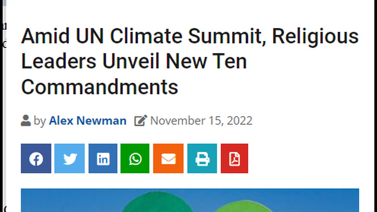 THE RIDICULOUS COP27 ENDS WITH NEW CLIMATE COMMANDMENTS