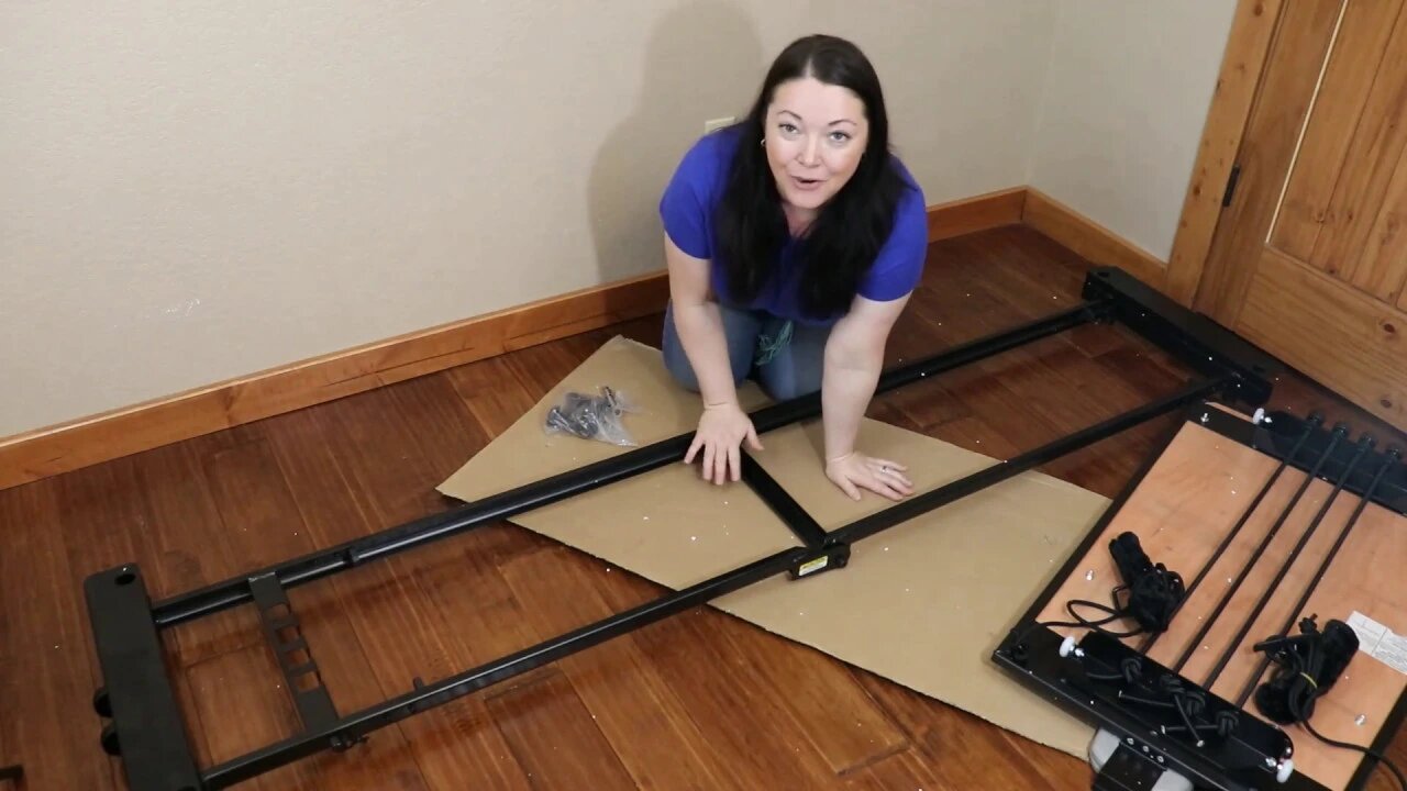 AeroPilates Reformer Build Step by Step Opening the Frame (Step 4)