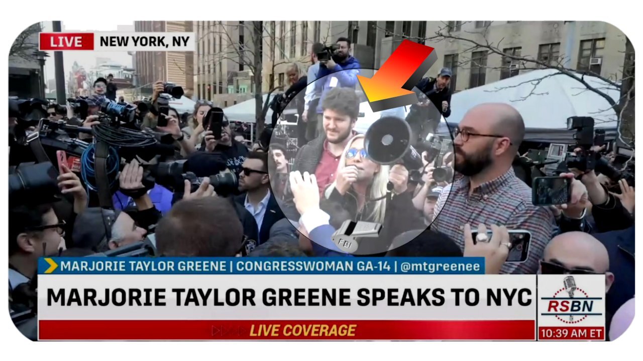 BREAKING! Rep. Marjorie Taylor Greene MOBBED at courthouse! 4/4/2023