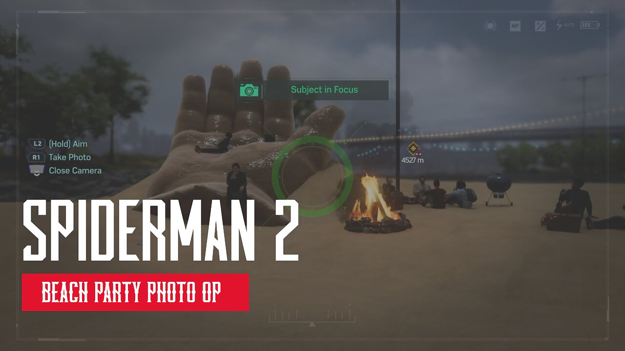 Spider Man 2 Beach Party Photo Op Side Mission