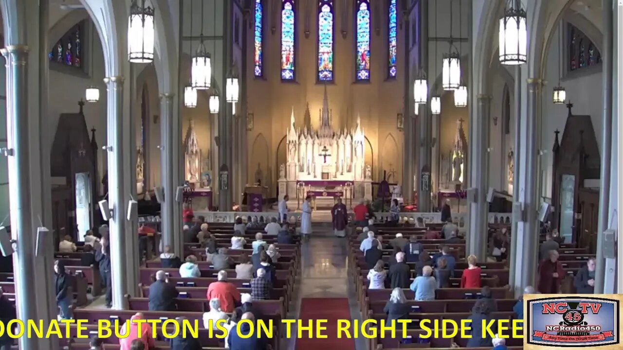 NCTV45 CATHOLIC MASS HOLY SPIRIT PARISH (ST MARY'S) NOON MONDAY APRIL 11 2022