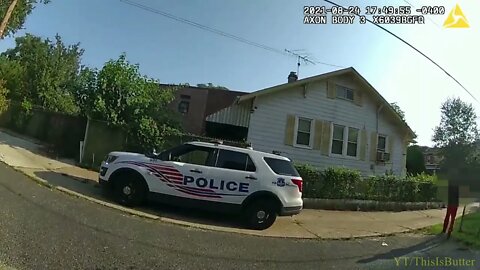 MPD officer suffers a panic attack after a shoot out with armed suspect