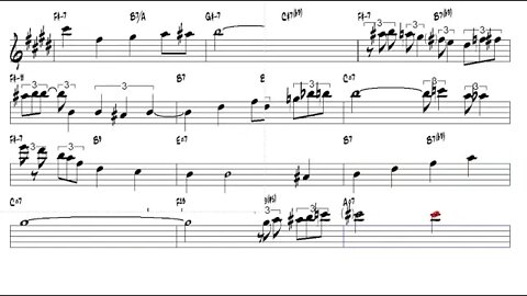 Here's That Rainy Day Jimmy Van Heusen 1953 Alto Sax 