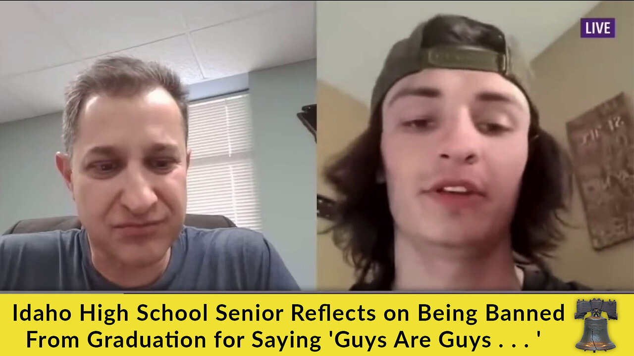 Idaho High School Senior Reflects on Being Banned From Graduation for Saying 'Guys Are Guys . . . '