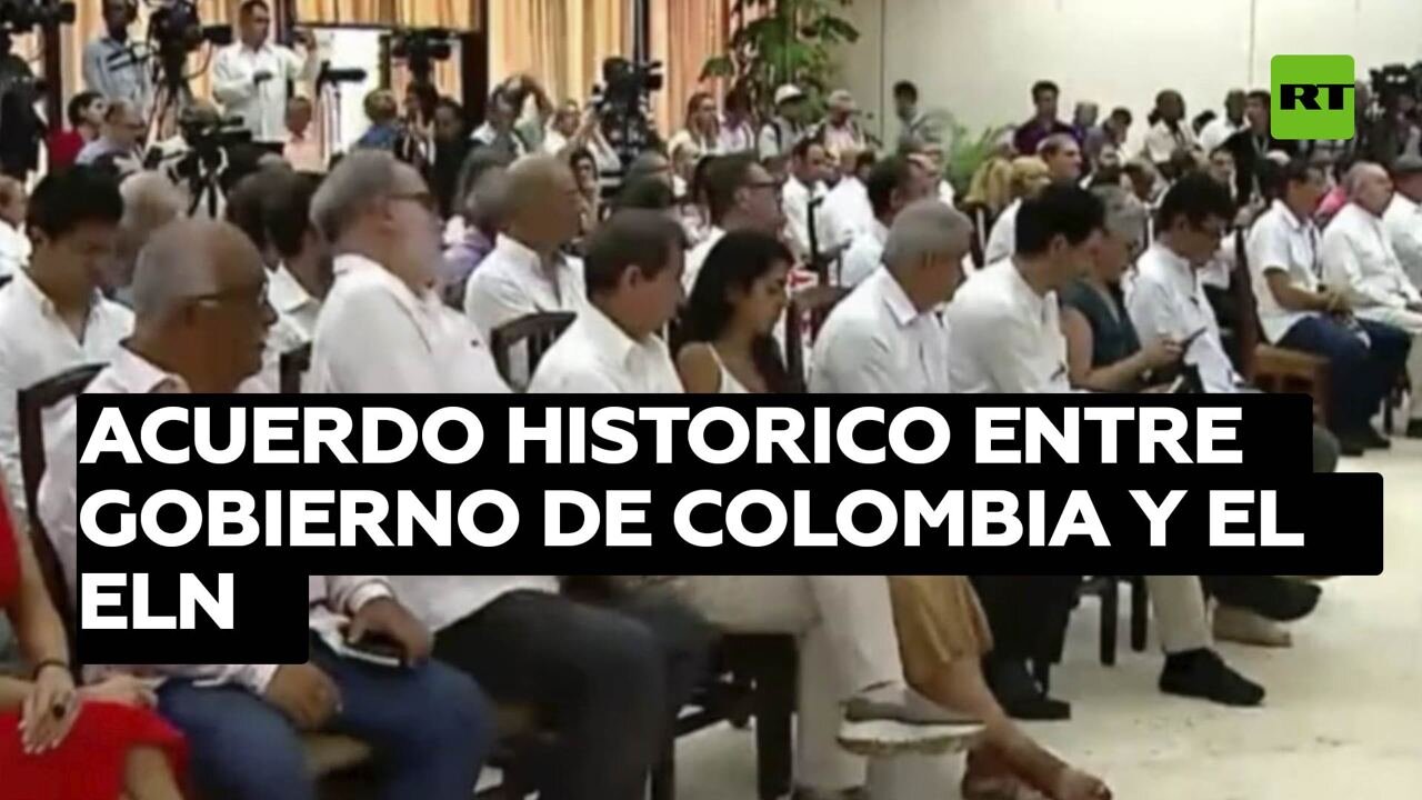 Gobierno de Colombia y el ELN pactan un cese al fuego bilateral