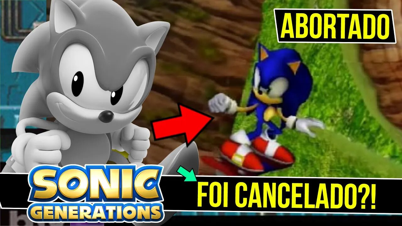 Sonic Generations ja foi Cancelado ?! | Jogos Cancelados do Sonic #shorts