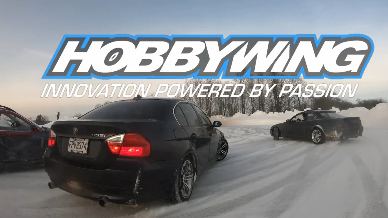 HOBBYWING Xrotor Stack goes WINTER DRIFTING IN CANADA #LAYOUTDURAB (winter 2021/2022)