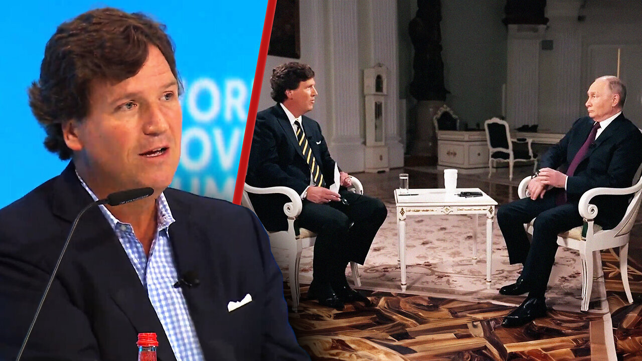 Tucker Carlson at the World Government Summit 2024 — First Discussion Since the Putin Interview!