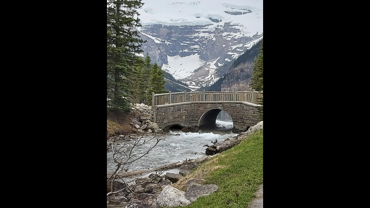 Road to Lake Louise ALberta Canada