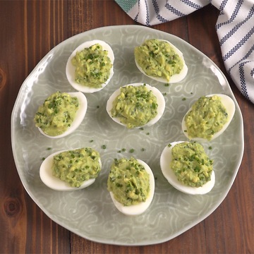 Guacamole Deviled Eggs