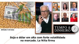 Soja e dólar em alta com forte volatilidade no mercado. La Niña firme