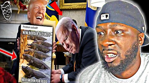 **TRUMP SLAMS MIGRANTS!! TRUMP POSTS EPIC ALLIGATOR BORDER WALL MEME | BREAKS INTERNET | LIBS CRYING