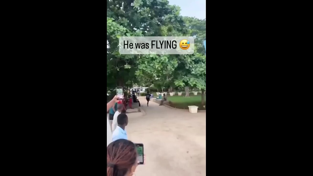 Every human that's can fly🙄 He was flying 😂🙄