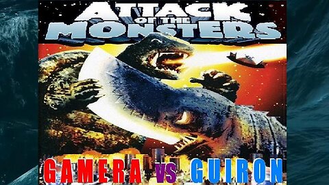 GAMERA VS GUIRON 1969 (Attack of the Monsters) Giant Gamera vs Axe Monster Guiron FULL MOVIE HD & W/S