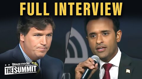 Vivek Ramaswamy Speaks with Tucker Carlson at the Summit