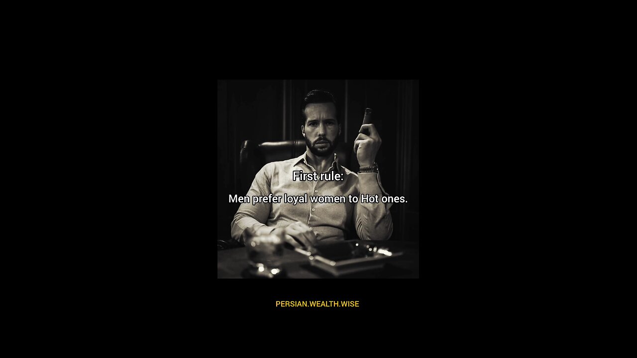 Focus on your self, to be the man.