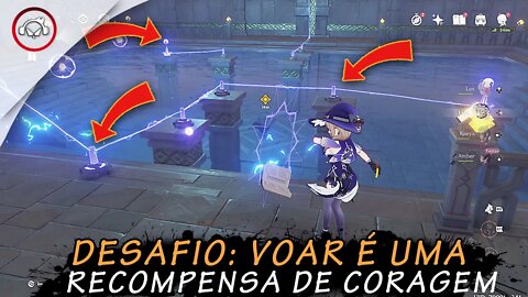 Genshin Impact, Desafio: VOAR é uma RECOMPENSA de CORAGEM | Super Dica PT-BR