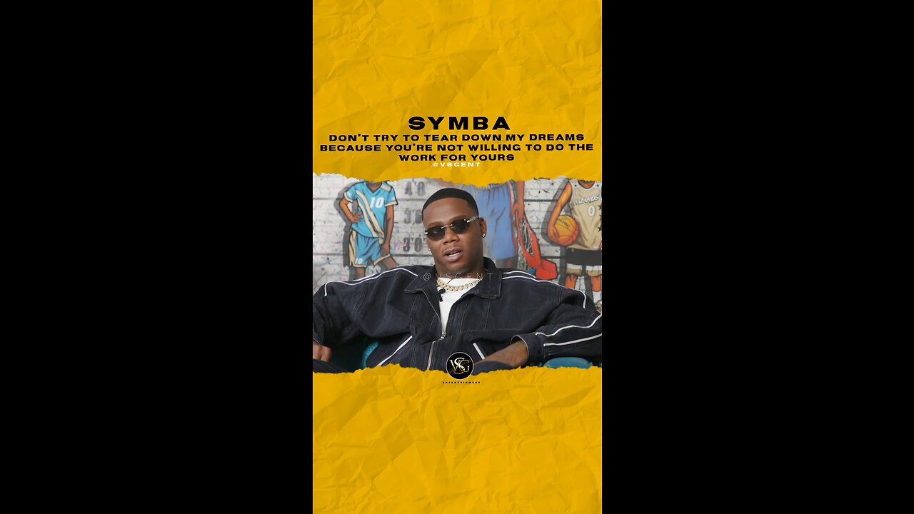 @therealsymba Don’t try to tear down my dreams because you’re not willing to work for yours