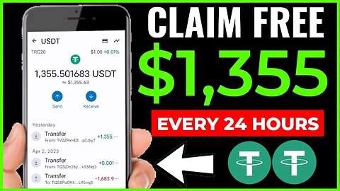Claim Free $1,355 Usdt Tether In 1 DAY (fast withdraw) no investment new Usdt mining site