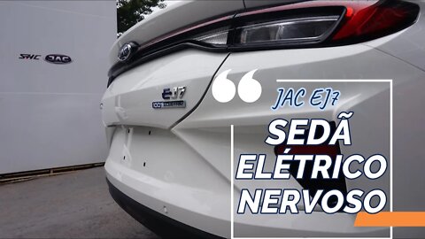 JAC eJ7 - Primeiro sedã elétrico da marca no Brasil