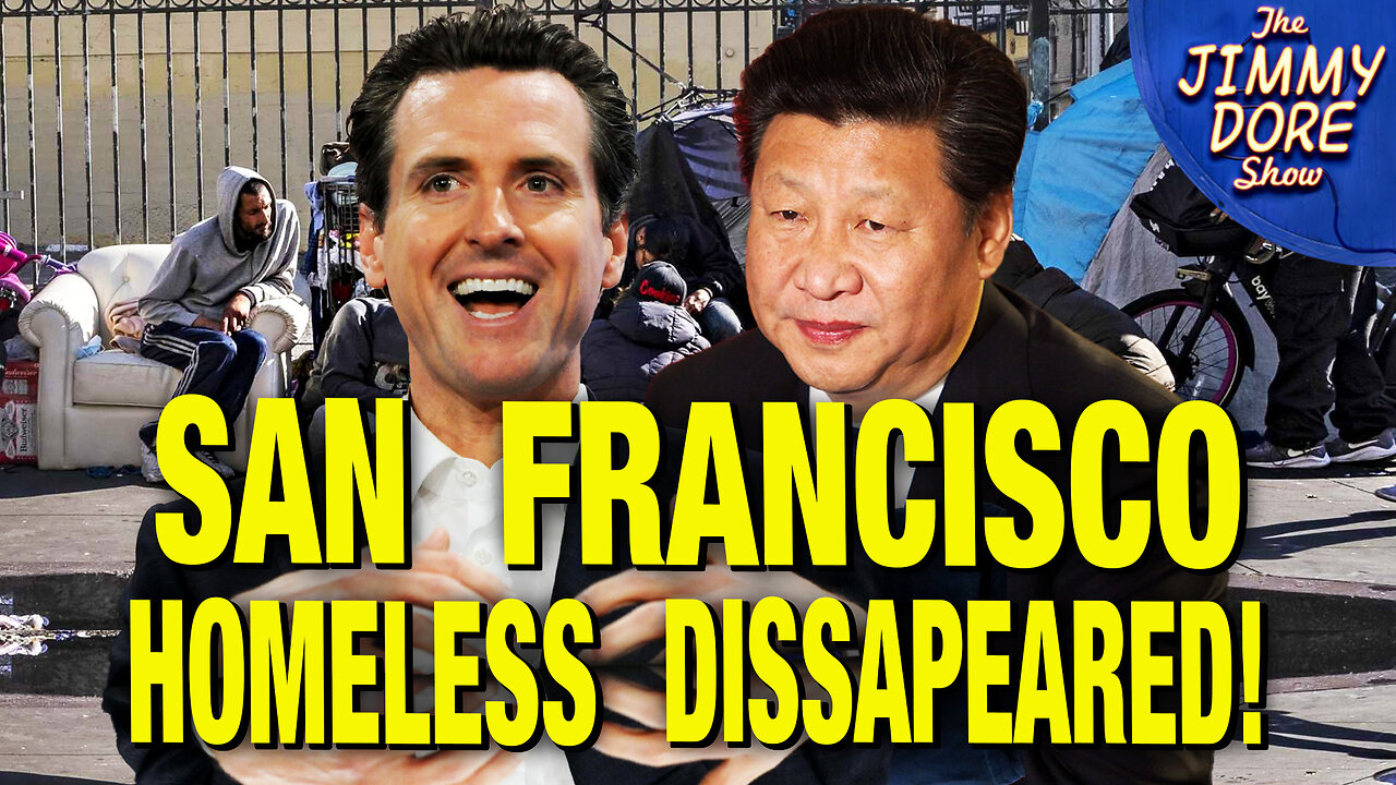 Gavin Newsom ADMITS He Cleared Out Homeless For Chinese Leader!