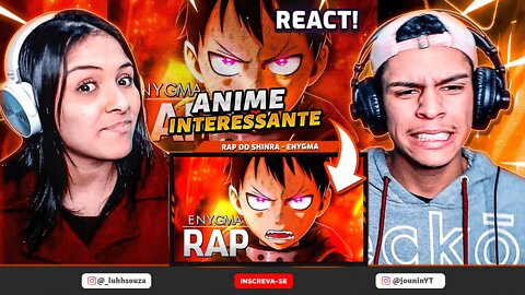 Rap do Shinra (Fire Force) | Vou Ser Um Herói | Enygma 65 | [React RapNerd] 🔥