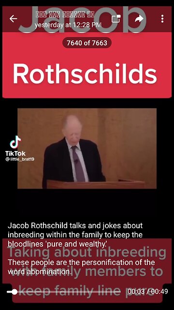 Jacob Rothschild and Inbreeding