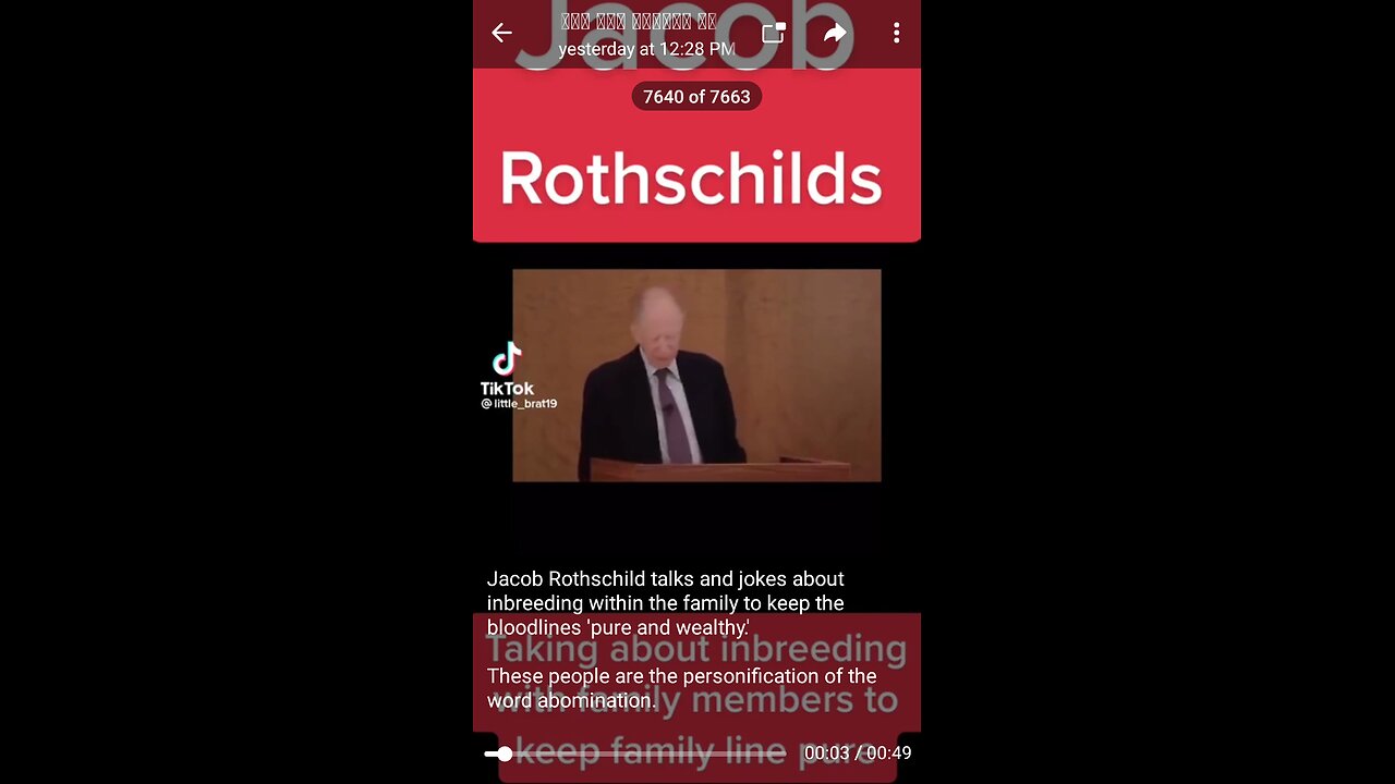 Jacob Rothschild and Inbreeding